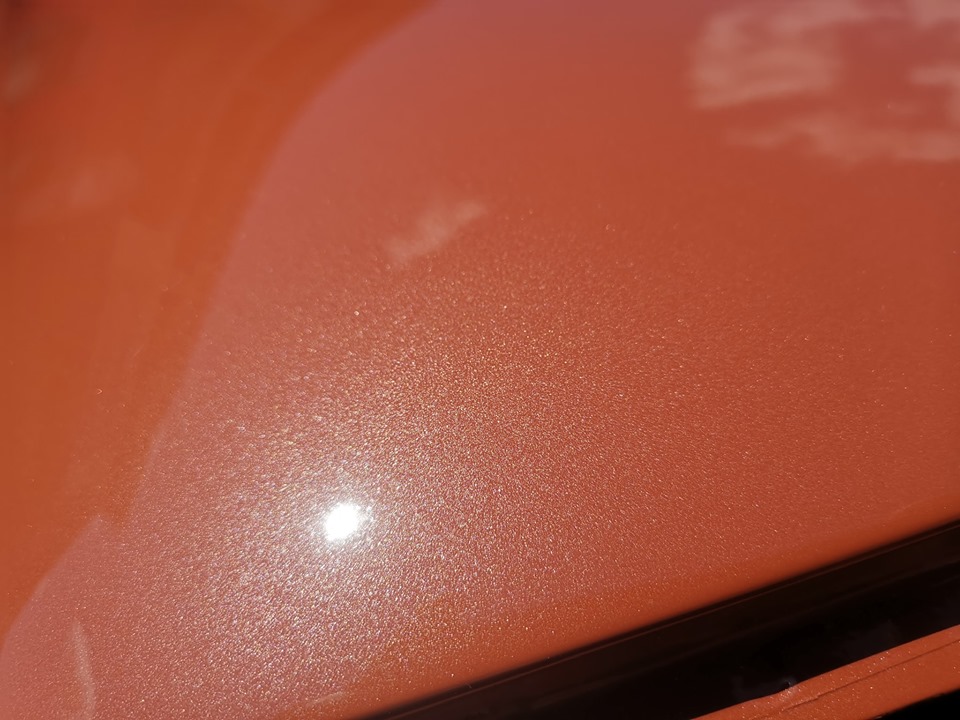 Opel Manta B részlet a friss fényezésről