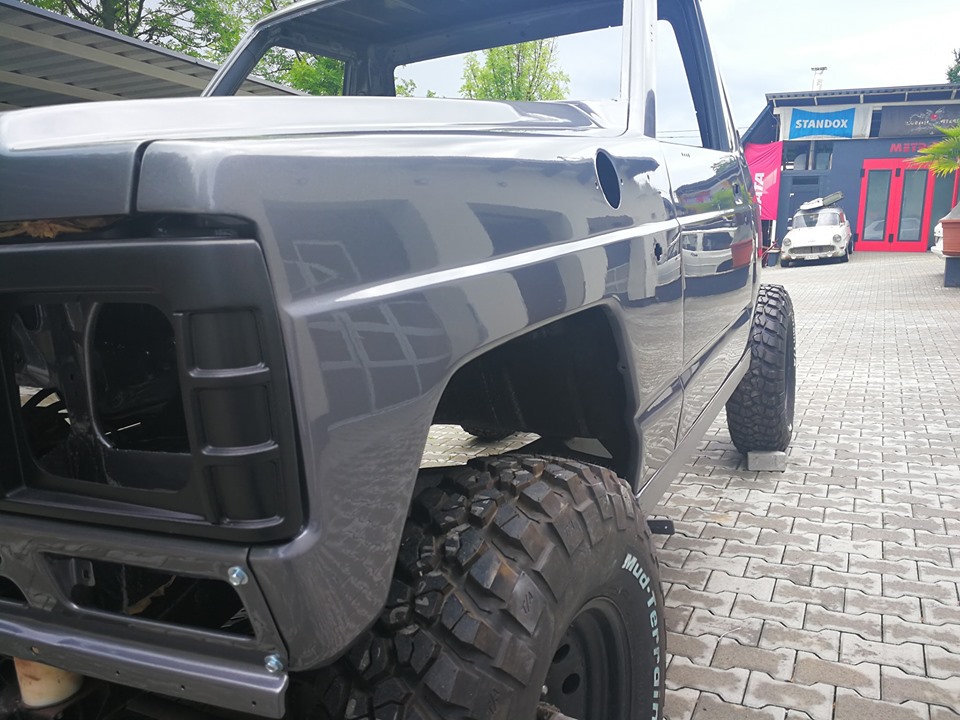 Nissan Patrol fényezés a Petrol Circus műhelyében